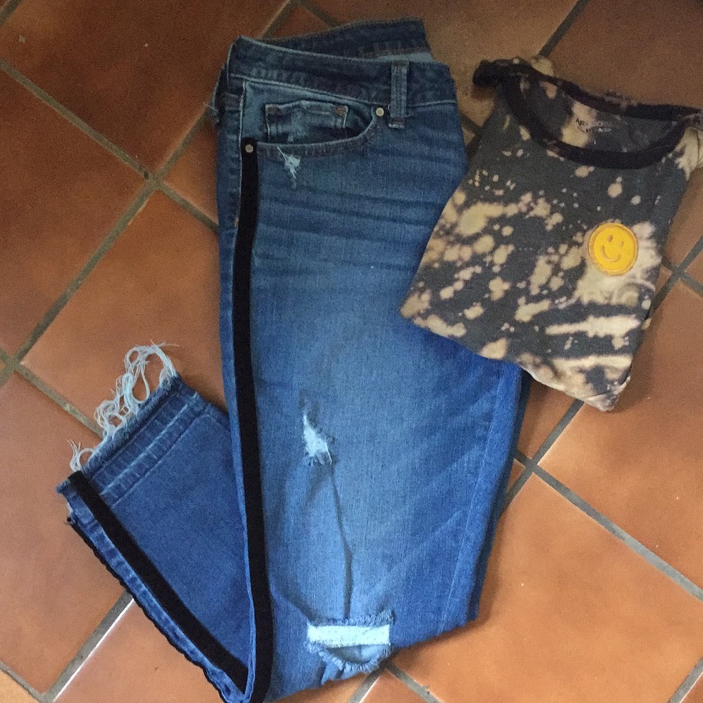 a.n.a distressed jeans